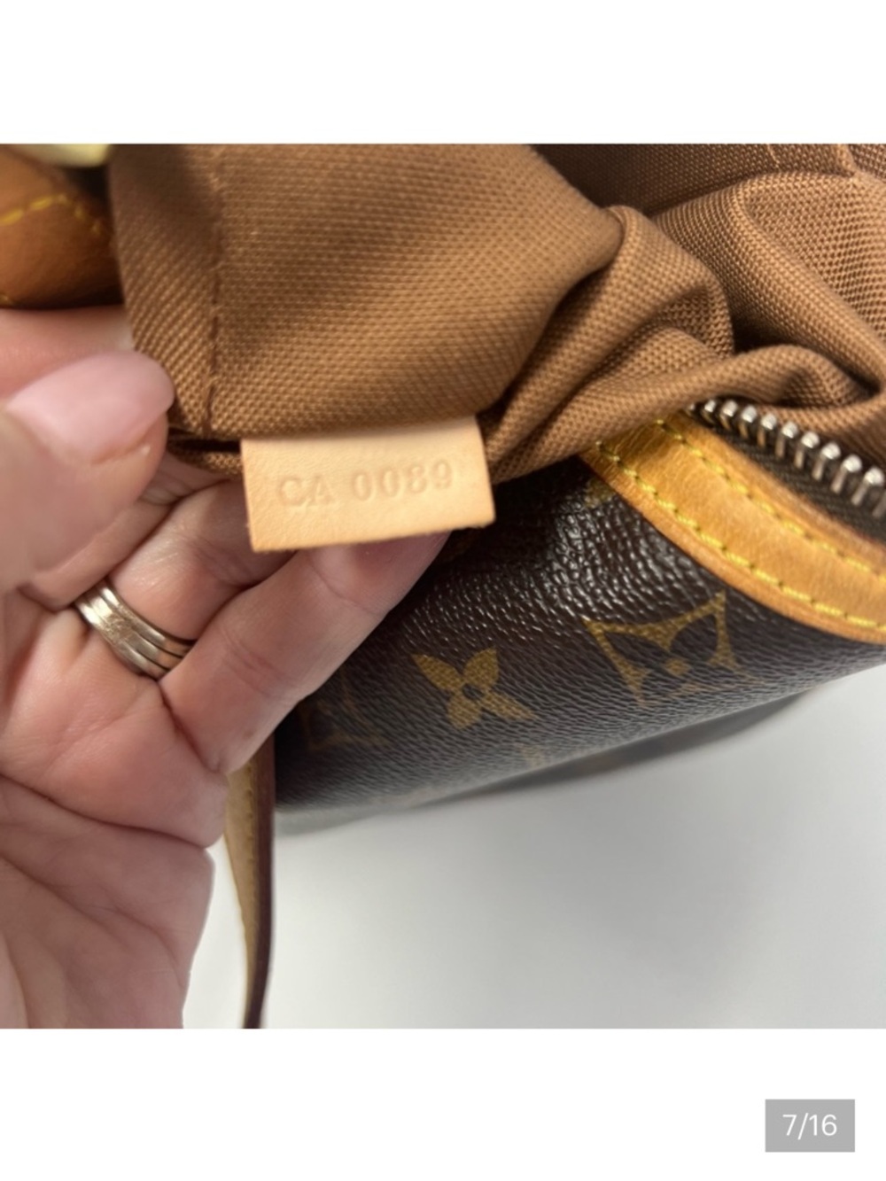 Louis Vuitton Odeon PM Monogram Canvas Crossbody with Vachetta Trim - Picture 10 of 15